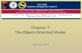 Chapter 7 The Object-Oriented Model