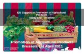 EU Support to Promotion of Agricultural Products Today and Tomorrow Vlassios Sfyroeras