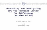 Installing and Configuring SPI for Terminal Server for OVO/Windows (version 01.00)