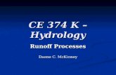 CE 374 K – Hydrology
