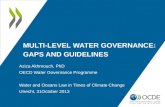 Multi-level water governance: gaps and guidelines