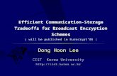 Dong Hoon Lee CIST  Korea University cist.korea.ac.kr