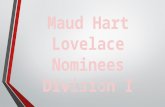 Maud Hart Lovelace Nominees Division I