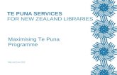 TE PUNA SERVICES FOR NEW ZEALAND LIBRARIES