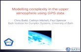 Modelling complexity in the upper atmosphere using GPS data