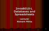 2mis6010-L  Databases and Spreadsheets