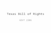 Texas Bill of Rights