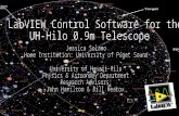 LabVIEW Control Software for the    UH-Hilo 0.9m Telescope