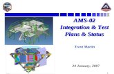 AMS-02 Integration & Test Plans & Status