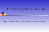 Ferromagnetic  Clustering