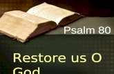 Psalm 80 Restore us O God