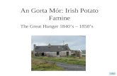 An Gorta Mór:  Irish Potato Famine