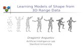 Learning Models of Shape from  3D Range Data