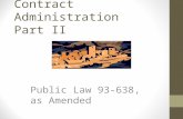 Contract Administration Part II