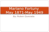 Mariano Fortuny  May 1871-May 1949