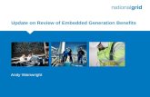 Update on Review of Embedded Generation Benefits