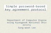 Simple password-based key agreement protocol