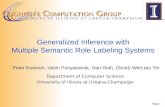 Generalized Inference with Multiple Semantic Role Labeling Systems