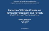 Impacts of Climate Change on Human Development and Poverty What We Know and What We do not Know