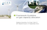 Framework Guideline on gas capacity allocation