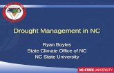 Drought Management in NC