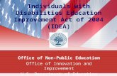 Individuals with Disabilities Education Improvement Act of 2004 (IDEA)