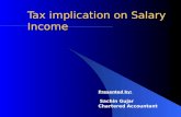 Tax implication on Salary Income