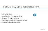Variability and Uncertainty