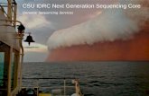 CSU IDRC Next Generation Sequencing Core Genomic Sequencing Services