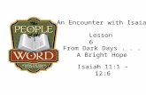 An Encounter with Isaiah
