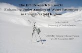 The IP3 Research Network:  Enhancing Understanding of Water Resources  in Canada’s Cold Regions