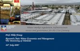 Water market regulation, infrastructure  access and governance for the 21st Century