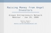 Raising Money from Angel Investors