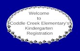 Welcome  to  Coddle Creek Elementary’s Kindergarten  Registration