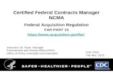 Certified Federal Contracts Manager NCMA