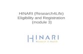 HINARI (Research4Life)  Eligibility and Registration (module 3)