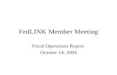 FedLINK Member Meeting