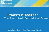 Transfer Basics :  The Real Deal Behind the Scenes