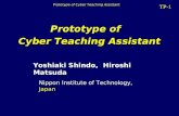 Prototype of Cyber Teaching Assistant