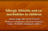 Allergic Rhinitis and co-morbidities in children