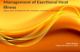 Management of Exertional Heat Illness