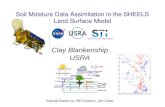 Soil Moisture Data Assimilation in the SHEELS Land Surface Model