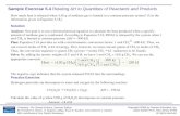 Sample Exercise 5.4  Relating  Δ H to Quantities of Reactants and Products