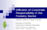 Diffusion of Corporate Responsibility in the Forestry Sector