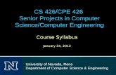 Course Syllabus January 24, 2012
