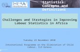 Child Labour Statistics: Concepts and Definitions