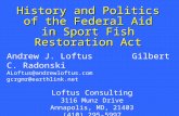 History and Politics of the Federal Aid in Sport Fish Restoration Act