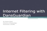 Internet Filtering with  DansGuardian