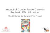 Impact of Convenience Care on Pediatric ED Utilization: