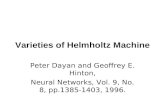 Varieties of Helmholtz Machine